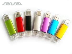 ノベルティ USB OTGメタリックスティック（4GB）