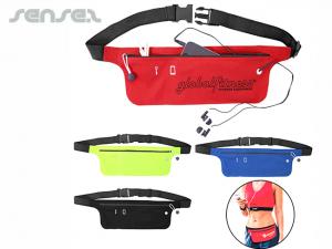 スポーティーなライクラウエストベルト