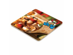 Promotional リサイクル可能な段ボールコースター-スクエア