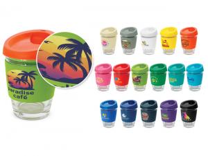 再利用可能なシティグラスコーヒーカップ（340ml）