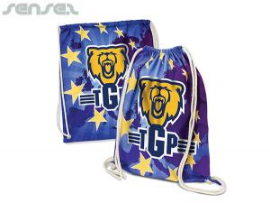ノベルティ カラーコットンドローストリングバックパック（Lrg）