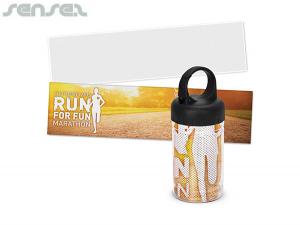 ノベルティ キャニスターのフルカラー冷却タオル