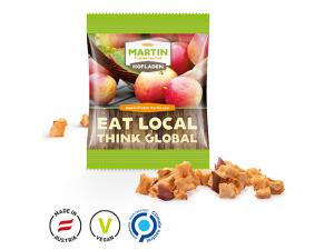 ノベルティ Printed Mini Bags With Dried Apple Cubes (5g)