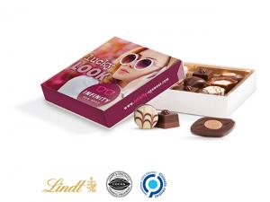 ノベルティ Lindt Mini Chocolate Pralin&eacute;s In Printed Gift Boxes