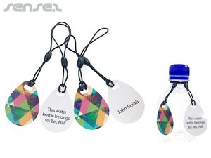 Promotional マットティアドロップキータグ