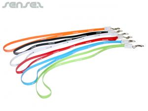 ノベルティ 充電ケーブルクリップ付きストラップ