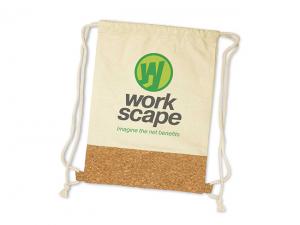 ノベルティ エココットンキャンバスドローストリングバッグ