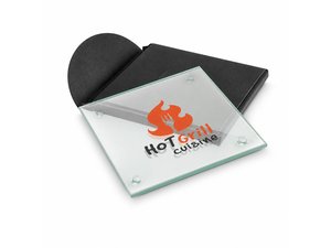 Promotional Clarity Glass Coastersシングルの人