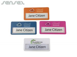 ノベルティ 再利用可能な汎用ブランドDIYの名前入りバッジ