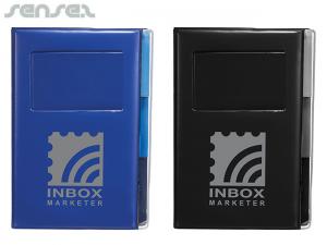 ノベルティ カードディスプレイ付きアトラーカンファレンスノート