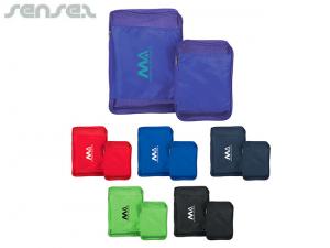 ノベルティ フォンジップトラベルメッシュバッグ