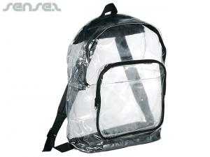 ノベルティ Clear PVC Event Backpacks