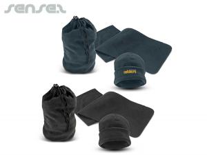 ノベルティ ポーラースカーフ＆ビーニーセット