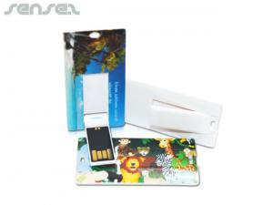 ノベルティ Super Slim Card USB Sticks (4GB) - Slim/Narrow Version