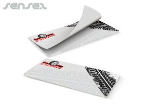 ノベルティ フルカラーの長いメモ帳（100ページ）