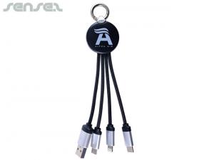 ノベルティ 1マルチ充電ケーブルでグロー3