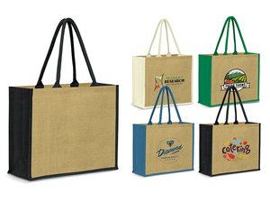 Promotional 特大エコジュートトートバッグ