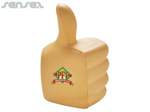 ストレスボールを親指