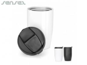 ノベルティ なめらかなエバーラストステンレス製ダブルウォールカップ（356ml）