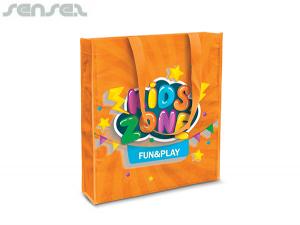 ノベルティ ガセット付き大型マットラミネート不織布バッグ