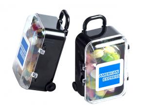 ノベルティ JELLY BELLYゼリービーンズキャリーケースバッグ（50g）