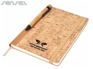 ノベルティ Eco Cambridge Cork Notebooks (A5)