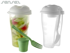 Promotional ランチサラダシェーカーカップフォーク付き（900ml）
