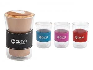 ノベルティ ベッカー二重壁コーヒーグラス（250ml）