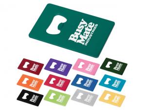 ノベルティ 軽量アルミカードボトルオープナー