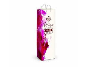 Promotional カラーラップラミネートワインバッグ