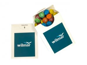 ノベルティ M＆MのEnviro段ボール箱（25g）