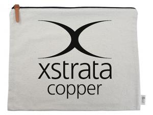 ノベルティ 無漂白のコットンペンシルポーチ（大）