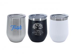 ノベルティ パウダーコーティングされたダブルウォールカップ（320ml）