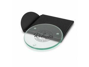 Promotional Round Clarity Glass Coastersシングルの人