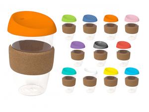 ノベルティ Large BPA Free India Plastic Cups With Cork Band (535ml)