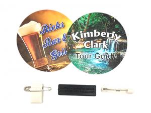 ラウンドスタッフバッジ（75mm）