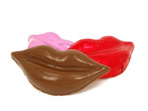 ノベルティ Foiled Lip Chocolates