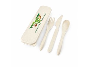 Promotional エコ小麦繊維カトラリーセット