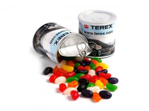 ノベルティ ジェリービーンズ入りプル缶（200g）