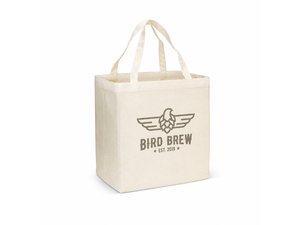 Promotional 自然な外観の食料品の買い物客バッグ