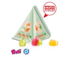ノベルティ Trolli Fruit Jelly Gum Pyramids (15g)