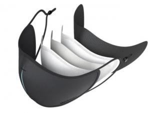 ノベルティ 医療用の再利用可能なファブリックマスク、詰め替え可能なナノフィルターポケット付き