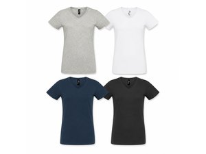 Promotional レディースVネックTシャツ（190gsm）