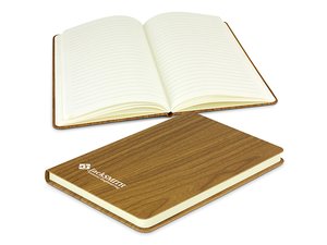 Promotional ハードカバー木目調ノート（A5）