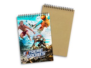 Promotional 完全にカスタマイズされた上部開口スパイラルNotepds（A5）