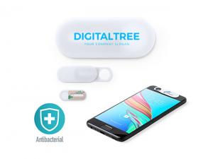 ノベルティ 抗菌処理されたウェブカメラカバー