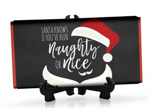 ノベルティ Naughty Or Nice Molded Chocolate Bars (48g)