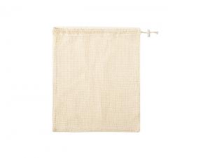 ノベルティ Raw Cotton Mesh Bags (120gsm)