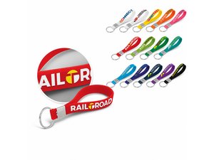 Promotional シリコンストラップキータグ-エンボス加工