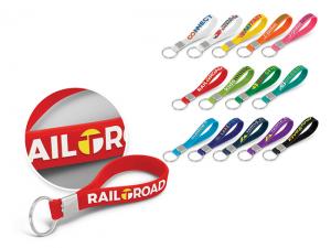 シリコンストラップキータグ-エンボス加工